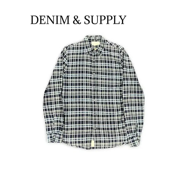 [BUNJANG] Denim & Supply Plaid Shirt / (100)데님앤서플라이 체크 셔츠