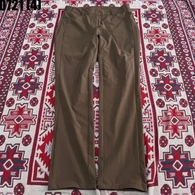 [BUNJANG] Jean-Michel Basquiat Women's Brown Slacks (Size 28) / 쟝미쉘바스키아 여성용 갈색 바지 28 0721