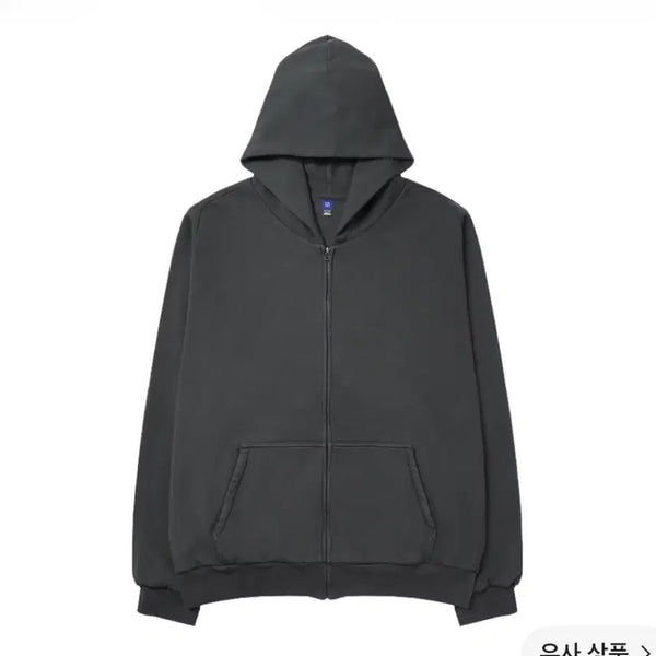 [BUNJANG] YZY Zip-Up Hoodie Dark Grey / 이지 YZY 집업 후드 다크 그레이