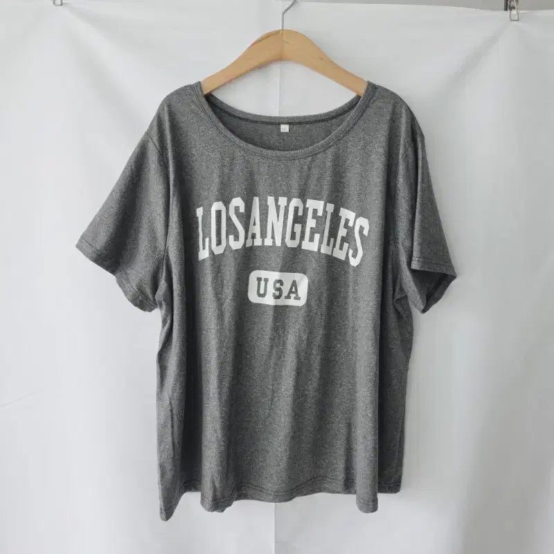 [BUNJANG] Los Angeles Graphic Print Short Sleeve T-Shirt 2XL / 미사용 로스앤젤레스 프린팅 반팔 티셔츠 2XL