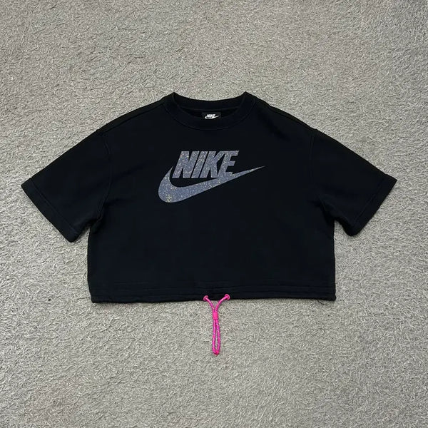 [BUNJANG] Nike Women's Cropped T-Shirt / [우먼95] 나이키 크롭 반팔티