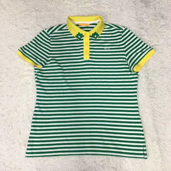 [BUNJANG] Louis Castel Women's Collar Neck Short Sleeve T-shirt L Size / 루이까스텔 여성 카라넥 반팔티 만원샵 GG21