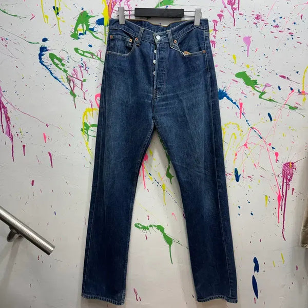 [BUNJANG] Levi's 501 Straight Fit Denim Pants W31 L34 / 00s 리바이스 501 스트레이트핏 데님 팬츠  W31 L34