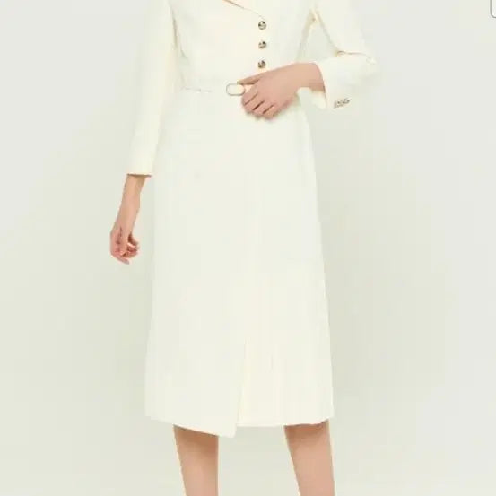 [BUNJANG] Misha 23SS Ivory Long Dress Size 66 / 새상품//  23SS 한섬미샤  아이보리 롱 원피스-66 매장정품