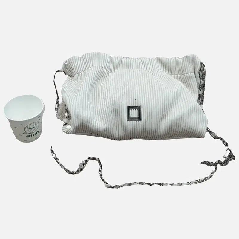 [BUNJANG] Loose & Lounge White Women's Crossbody Bag N7822 / 루즈앤라운지 화이트 여자 크로스백 N7822