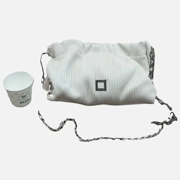 [BUNJANG] Loose & Lounge White Women's Crossbody Bag N7822 / 루즈앤라운지 화이트 여자 크로스백 N7822