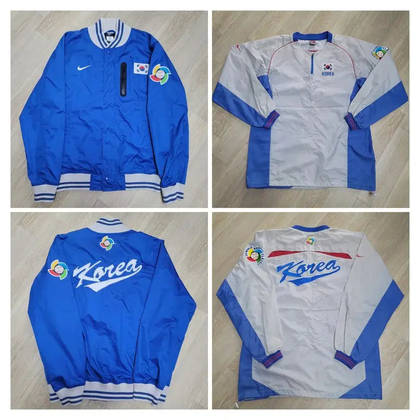 [BUNJANG] Nike Authentic WBC Korean National Baseball Team Warm-up Jacket Set / [나이키 정품 두벌 일괄] WBC 한국 야구 국대 국가대표 유니폼 의류