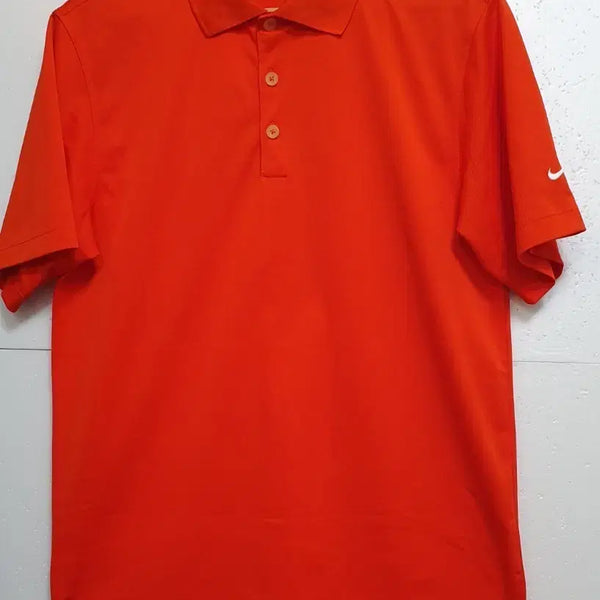 [BUNJANG] Nike Golf Orange Short Sleeve Polo Shirt Size 95 / (새상품) 나이키 골프 반팔 카라티 오렌지 95