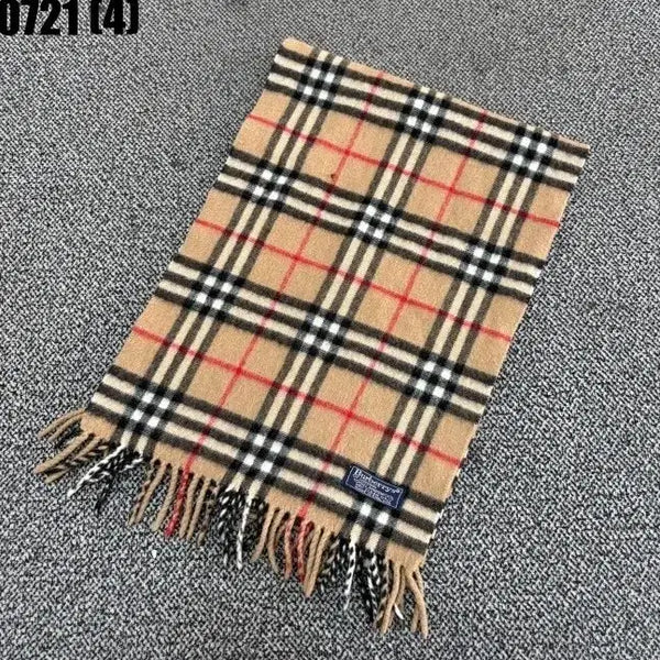 [BUNJANG] Burberry Signature Check Pattern Wool Scarf / 버버리 체크 머플러 0721