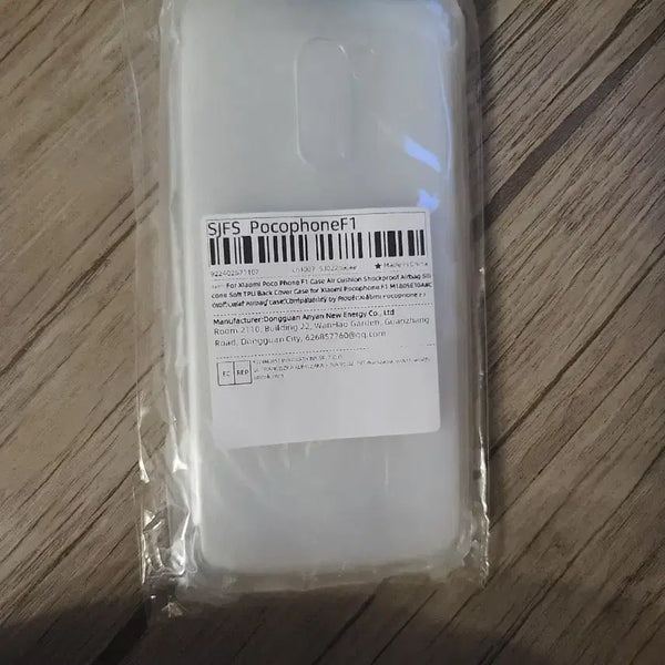 [BUNJANG] Xiaomi Pocophone F1 Clear TPU Case with Air Cushion / 흰옷