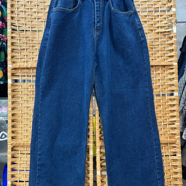 [BUNJANG] Dark Blue Wide Leg Pants / 진청 와이드 팬츠