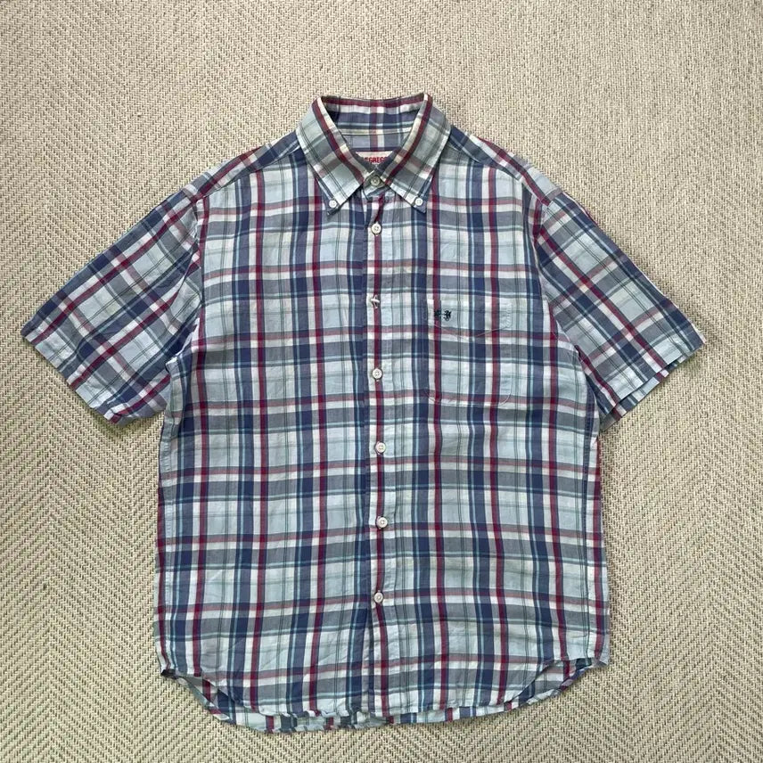 [BUNJANG] McGregor Multicolor Short Sleeve Shirt / 맥그리거 멀티컬러 반팔셔츠