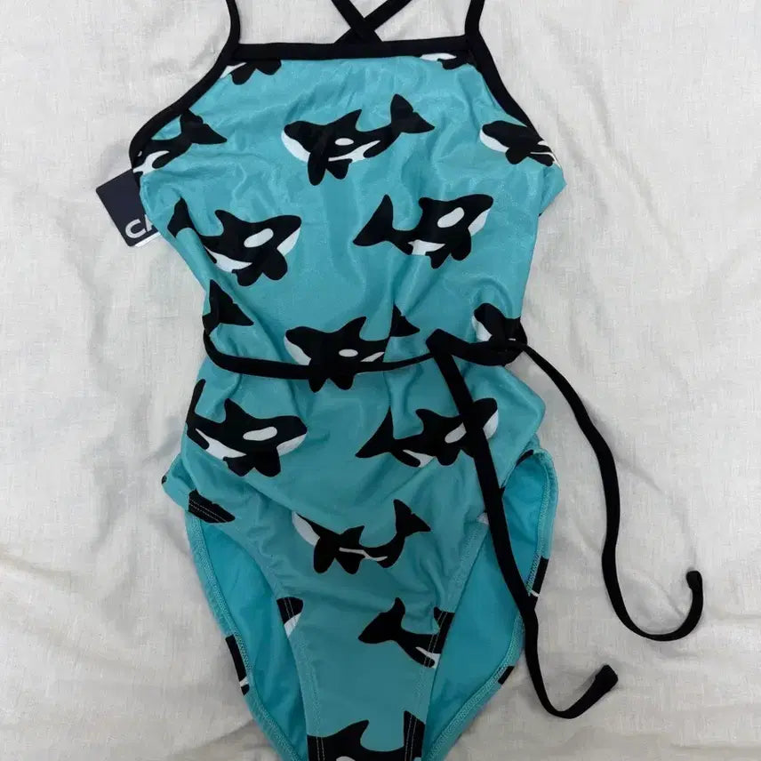 [BUNJANG] Full-Time Orca Tie-Dye T-Shirt / 풀타임 범고래 타이백s
