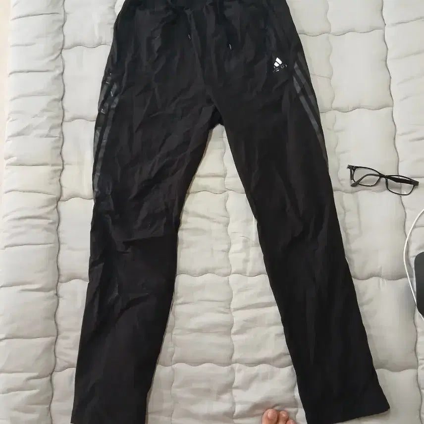 [BUNJANG] Adidas Black Pants XL / 아디다스 바지 팬츠 정품 블랙 여름착용 가능 XL