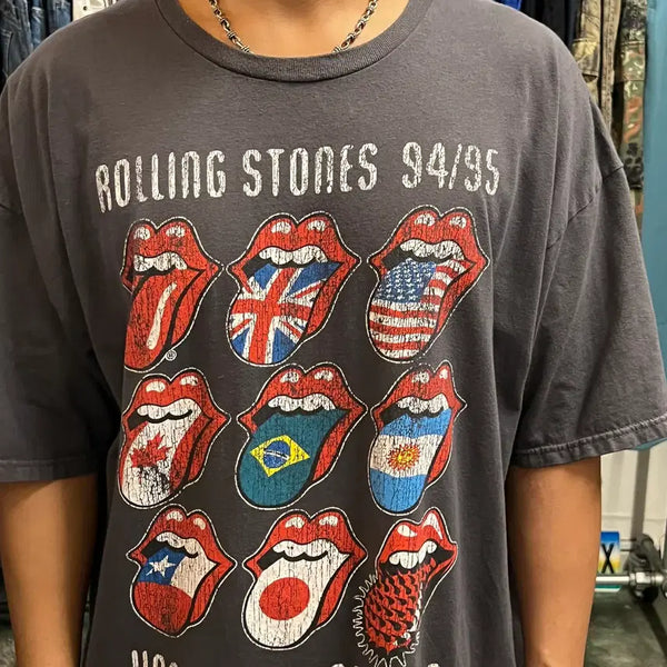 [BUNJANG] Rolling Stones Voodoo Lounge Tour 2009 Reissue Graphic Band T-Shirt (2XL) / 00s [2XL] 롤링스톤즈 플래그 텅 그래픽 빈티지 밴드 티셔츠