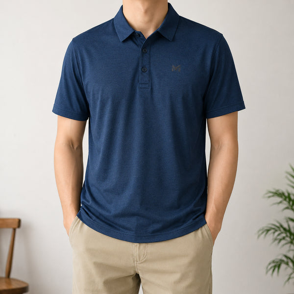 [BUNJANG] Millet Men's Short-Sleeve Collar T-Shirt (Size 95) / [95]밀레 냉감 반팔 카라티
