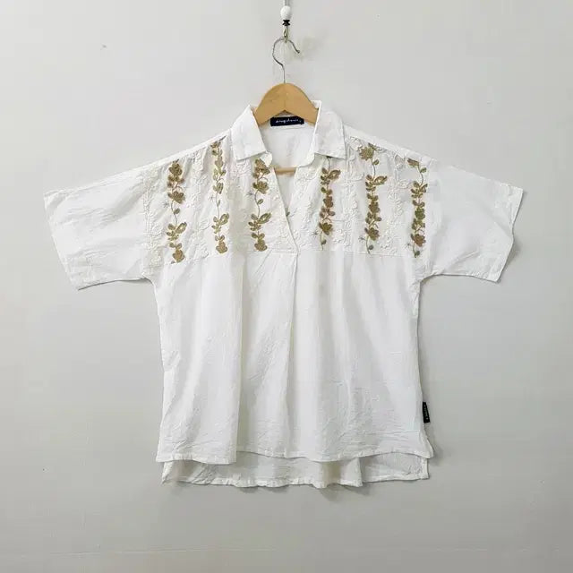 [BUNJANG] DRUG STORES Cotton Shirt White / DRUG STORES 코튼 셔츠 화이트