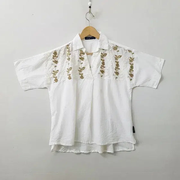[BUNJANG] DRUG STORES Cotton Shirt White / DRUG STORES 코튼 셔츠 화이트