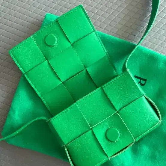 [BUNJANG] Bottega Veneta Cassette Mini Bag Green / 보테가베네타 카세트백 그린 미니