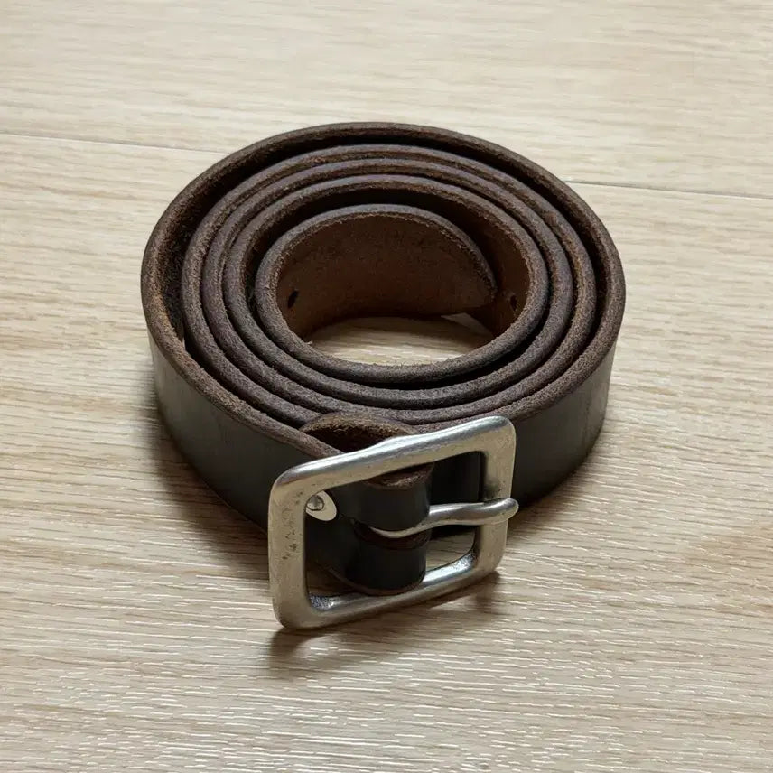 [BUNJANG] Lemerica Garrison Belt Brown (Size M) / 르메리카나 개리슨벨트 브라운(M사이즈)