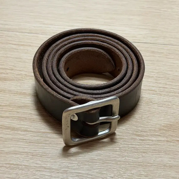 [BUNJANG] Lemerica Garrison Belt Brown (Size M) / 르메리카나 개리슨벨트 브라운(M사이즈)