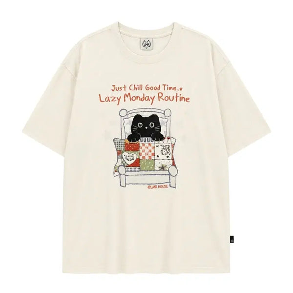 [BUNJANG] LMR Short Sleeve T-Shirt L / (새상품)LMR 반팔 티셔츠 L[정가 49,000]