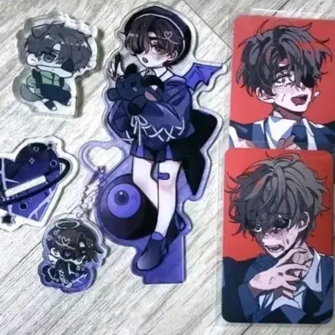 [BUNJANG] KoeDahmChoeGuehm (KoeChul) Baeksaheon Acrylic Stand & Corotto Photocard Bundle Set / 괴담출근 괴출 백사헌 아크릴 스탠드 코롯토 포카 굿즈 일괄