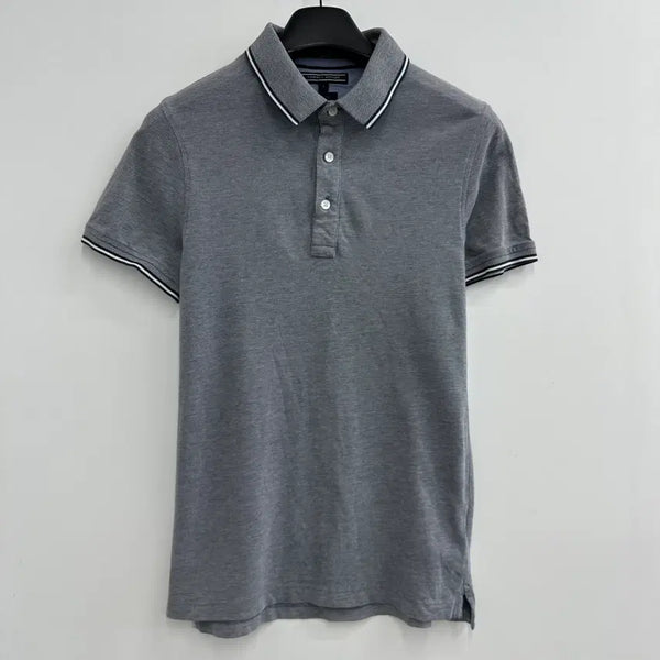 [BUNJANG] Tommy Hilfiger Women's Size S White Short Sleeve Polo Shirt / 90 타미힐피거 여자 반팔 카라티