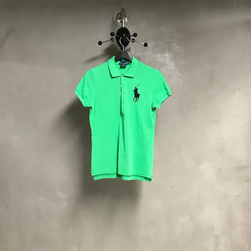 [BUNJANG] Polo Ralph Lauren Big Pony Short Sleeve Polo Shirt Green S(W) / 폴로 랄프로렌 빅포니 PK 반팔 카라티 그린 S(W)