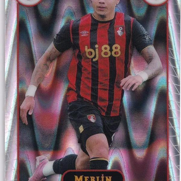 [BUNJANG] Topps Merlin Premier League Evanilson RayWave Refractor Parallel #6 AFC Bournemouth 2025-26 / 25-26 에바니우송 레이웨이브 본머스 탑스 멀린