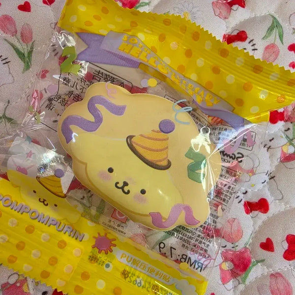 [BUNJANG] Sanrio Pompompurin Fluffy Cover Sticky Notes / 정품 폼폼푸린 푹신커버 포스트잇