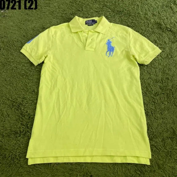 [BUNJANG] Polo Ralph Lauren Short Sleeve Polo Shirt Lime / 폴로 랄프로렌 반팔 카라티 라임