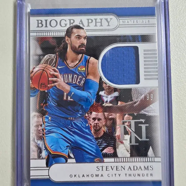 [BUNJANG] 2019-20 NBA Steven Adams NT Jersey Card Oklahoma City Thunder Limited Edition / 2019-20 nba 스티븐 아담스 유니폼카드 오클라호마시티썬더