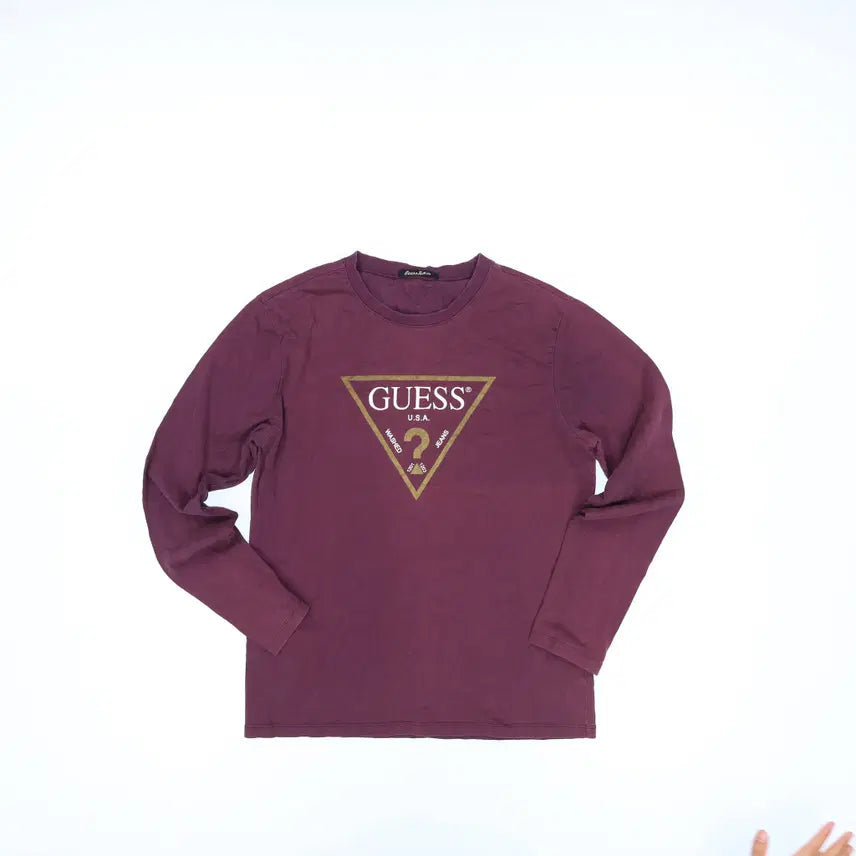 [BUNJANG] Guess Long Sleeve T-Shirt / 실측확인 게스 긴팔 티셔츠 0721H2