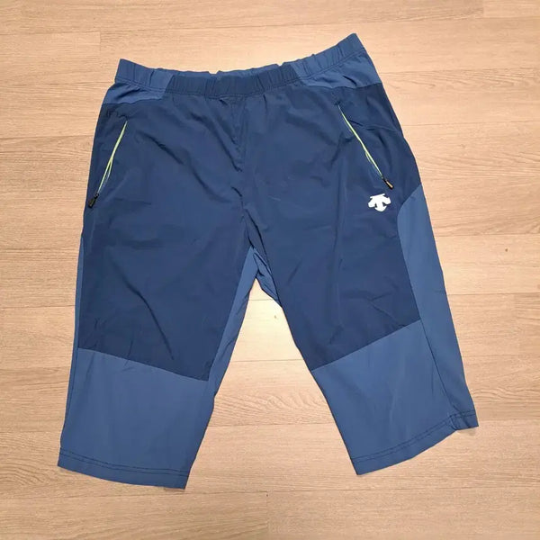 [BUNJANG] Descente Men's 3-Inch Blue Athletic Shorts / 데상트 반바지 남성용 블루 3부