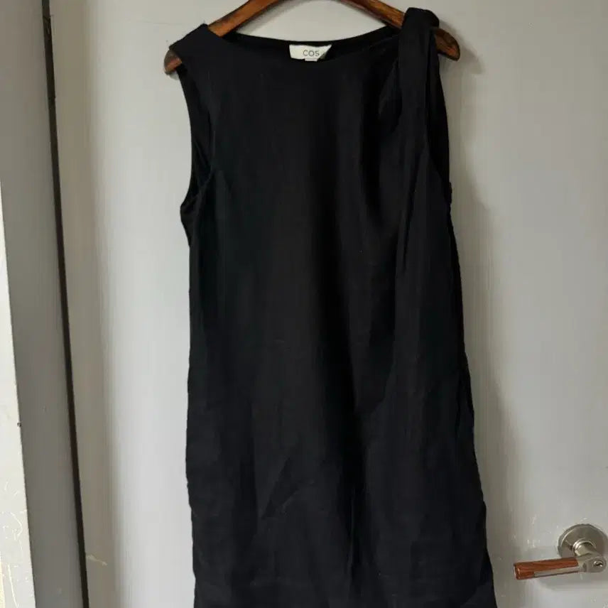 [BUNJANG] COS Linen Midi Dress Navy Black Size 36 / 코스원피스 (36사이즈)(예뻐요)(린넨)(네이비블랙)(고급)