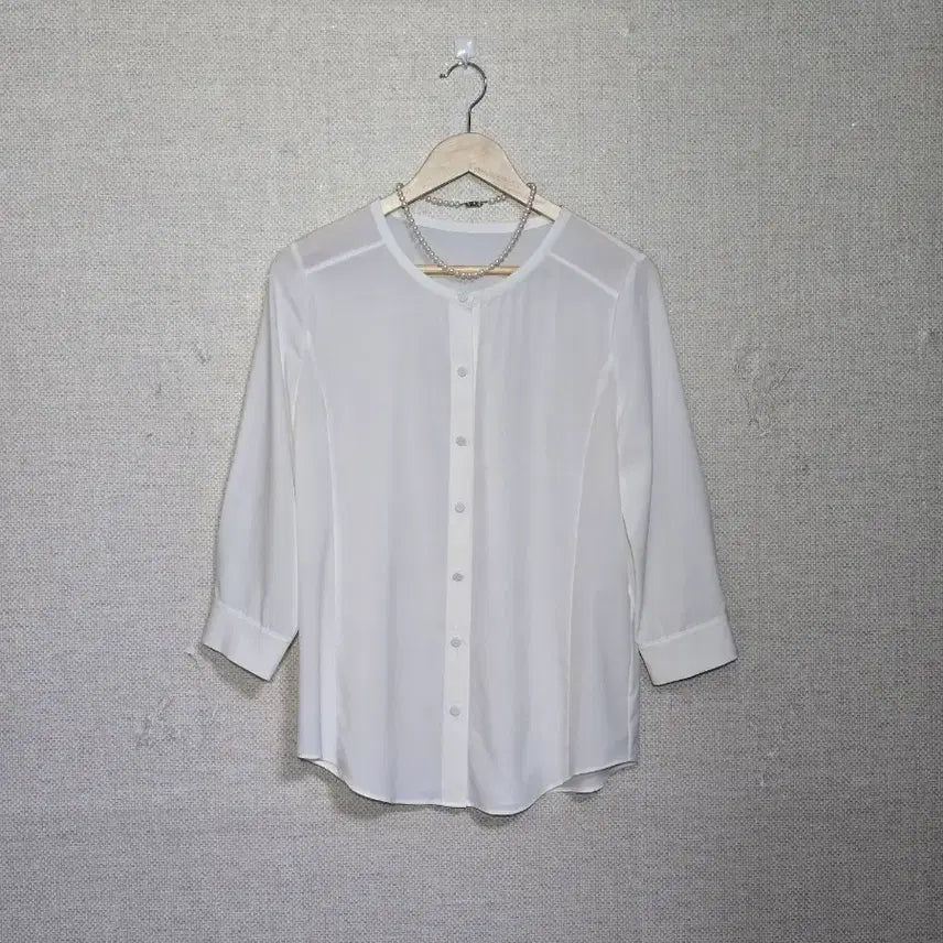 [BUNJANG] SI White Blouse / 신원)SI 화이트 블라우스
