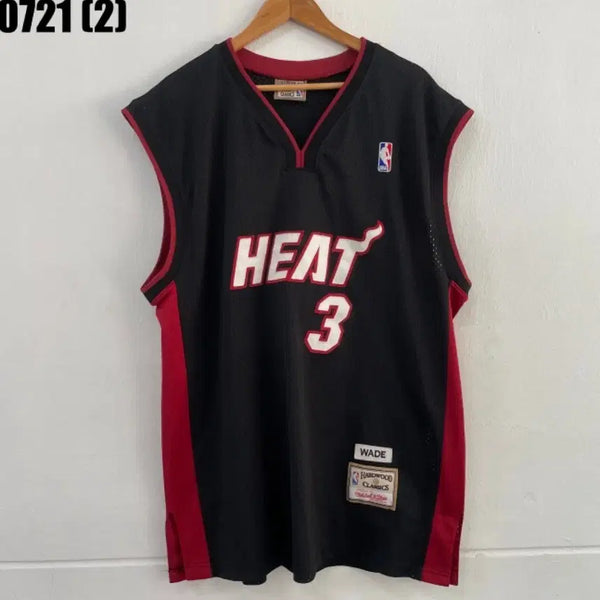 [BUNJANG] Mitchell & Ness Miami Heat Wade Basketball Jersey / 미첼앤네스 마이애미 히트 웨이드 농구 유니폼