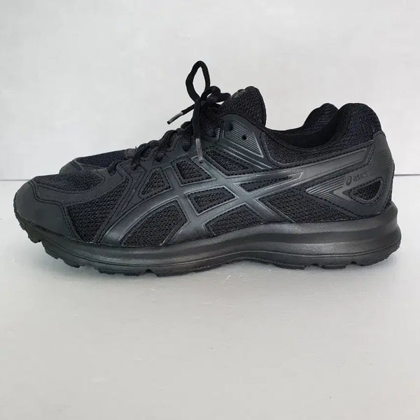 [BUNJANG] Asics Jog 100 2 Triple Black Sneakers (270) / 아식스 조그 100 2  트리플 블랙 (270)