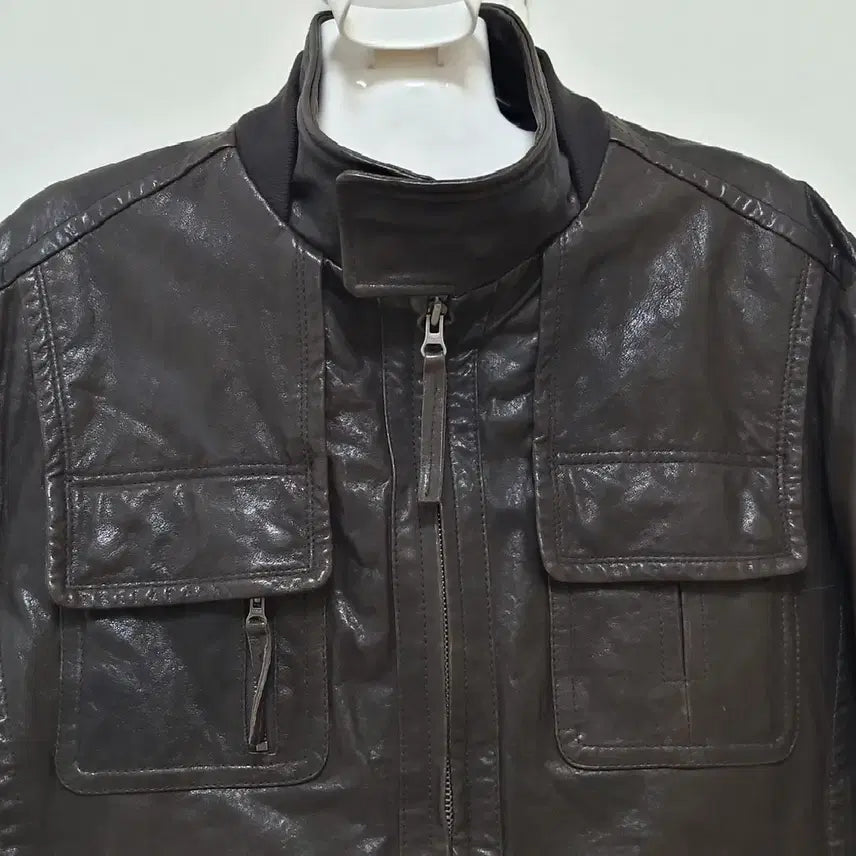[BUNJANG] Trugen Men's Lambskin Leather Jacket (Size 105) / 양가죽자켓/트루젠/빈티지/정품/남성105