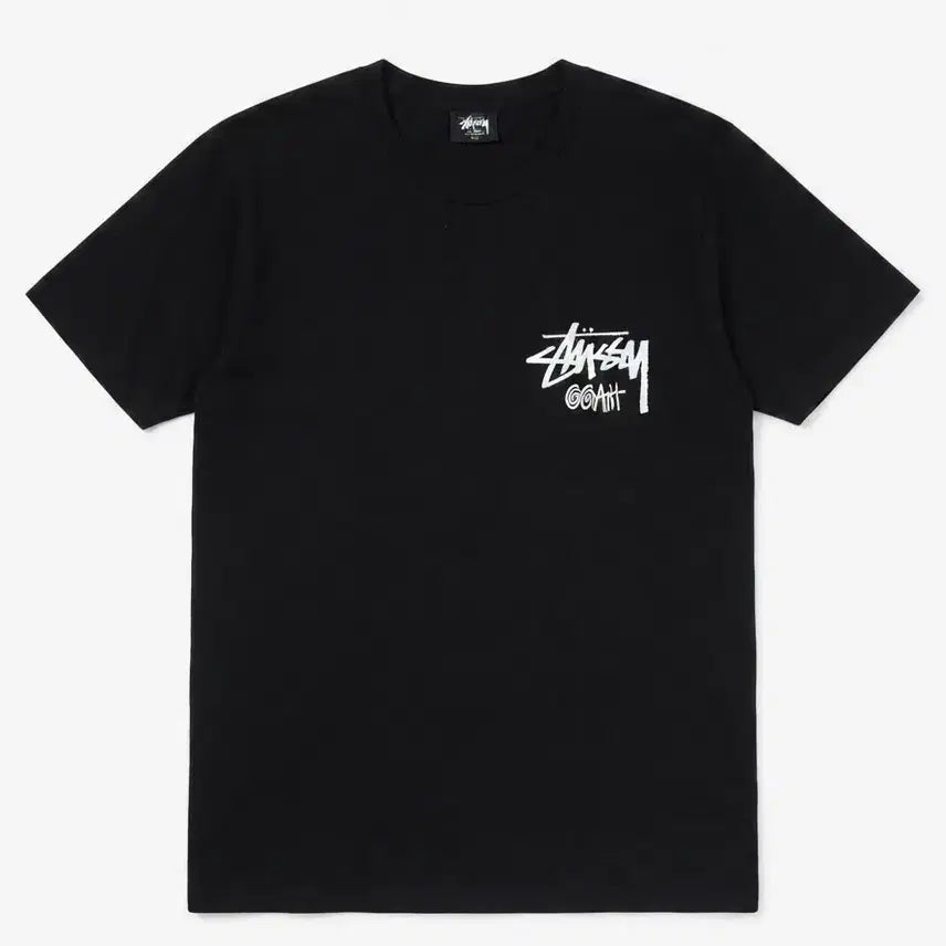 [BUNJANG] Stussy Basic Logo Short Sleeve T-Shirt Black / 스투시 기본 로고 반팔티 블랙 S