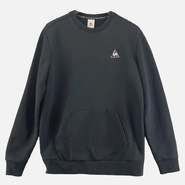 [BUNJANG] Le Coq Sportif Black Men's Sweatshirt 95 / 르꼬끄스포르티브 블랙 남자 맨투맨 95 N7777