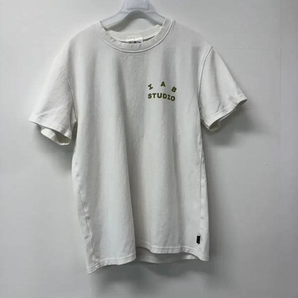 [BUNJANG] IAB Studio Logo T-Shirt White / IAB 스튜디오 반팔티 화이트
