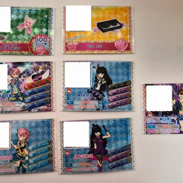 [BUNJANG] PriPara Friendship Ticket Aroma, Leona Idol Cards & Accessories / 프리파라 우정 티켓 아로마, 레오나 아이돌 카드 외 2종