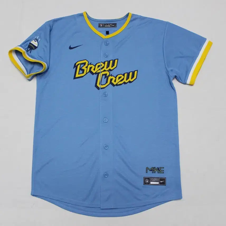 [BUNJANG] Nike Milwaukee Brewers Youth Jersey / 새제품 나이키 주니어 90 95 밀워키 브루어스 유니폼/P01