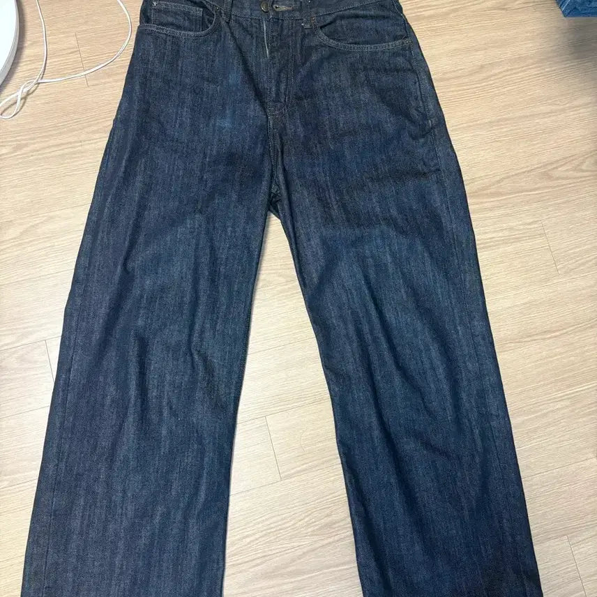 [BUNJANG] Bellier True Wide Denim Pants 30/30 / 벨리에 트루와이드 30/30로우 인디고