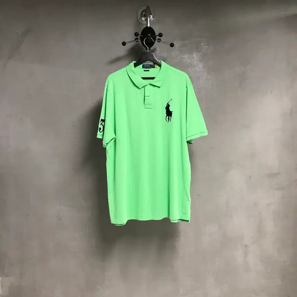 [BUNJANG] Polo Ralph Lauren Big Pony PK Short Sleeve Polo Shirt Green XL / 폴로 랄프로렌 빅포니 PK 반팔 카라티 그린 XL