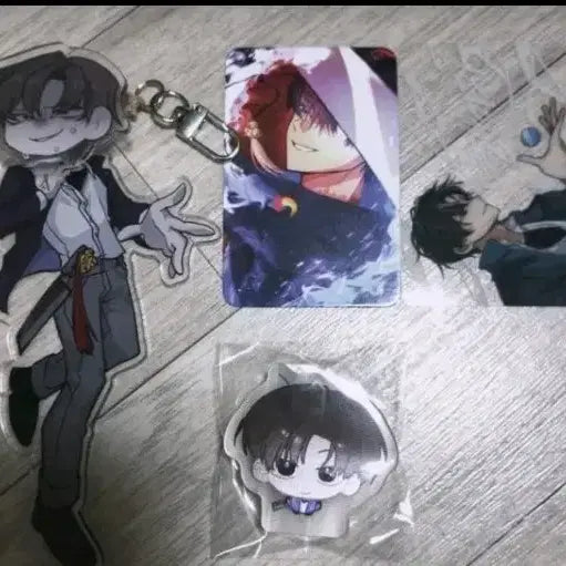 [BUNJANG] GyeDamChulGeun Agent Choi Acrylic Keyring & Lenticular Card Bundle Set / 괴담출근 괴출 최 요원 아크릴 키링 렌티큘러 코롯토 카드 굿즈 일괄