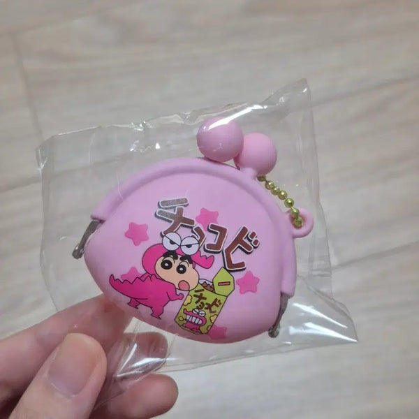 [BUNJANG] Crayon Shin-chan Secret Mini Gamaguchi Coin Purse Keychain (Pink) / 짱구는못말려 시크릿 미니 가마구치 동전지갑 키링 (핑크)