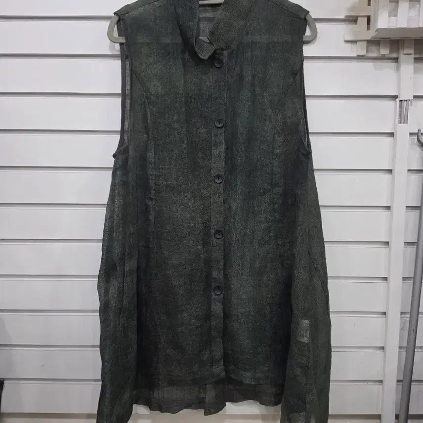 [BUNJANG] SHIN COLLECTION Linen Long Vest / #여성의류SHIN COLLECTION의 린넨 소재 롱 조끼